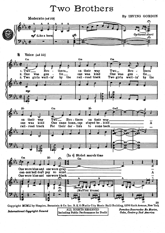 Produktbild zu: Two Brothers  Popular Standard