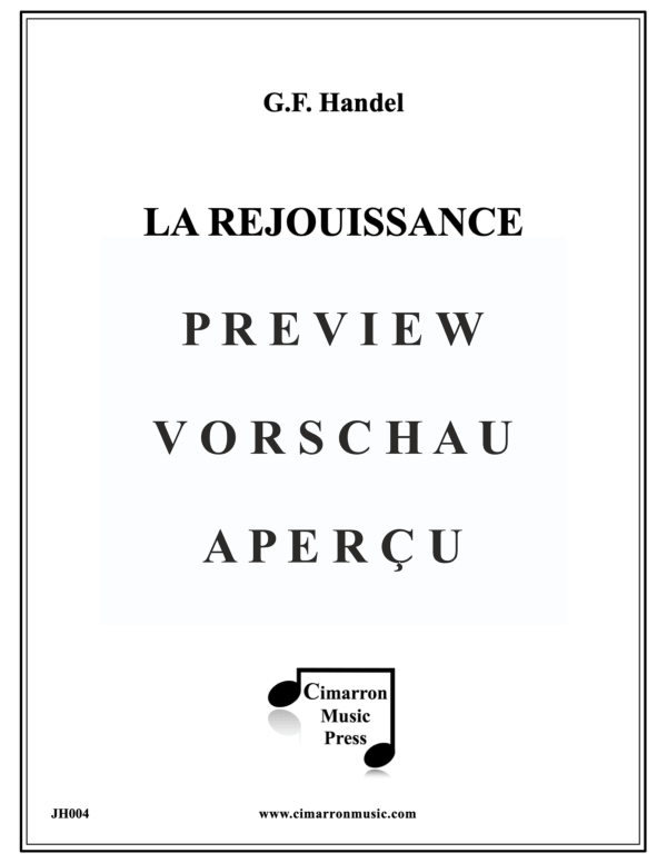 Produktgalerie: Seite 2 von 11 La Réjouissance, , Blechbläserquintett