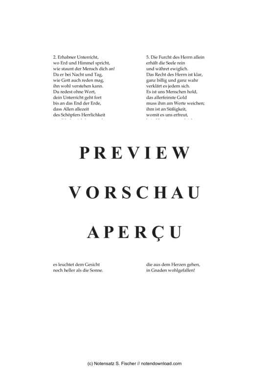 Product gallery: Page 3 of 3 Des Himmels Bau und Pracht , , (mixed choir)