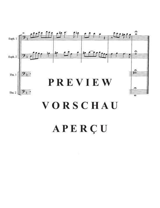 Product gallery: Page 14 of 21 Canzona in d , , (Tuba Quartett EETT)