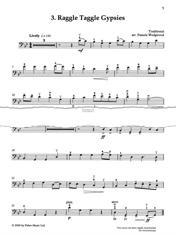 Produktgalerie: Seite 1 von 1 Raggle Taggle Gypsies, Traditional, Klavier, Violoncello