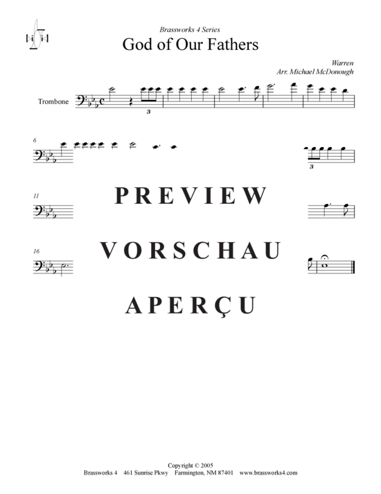 Produktgalerie: Seite 5 von 5 God of Our Fathers , , (Trp B, Horn F, Pos)