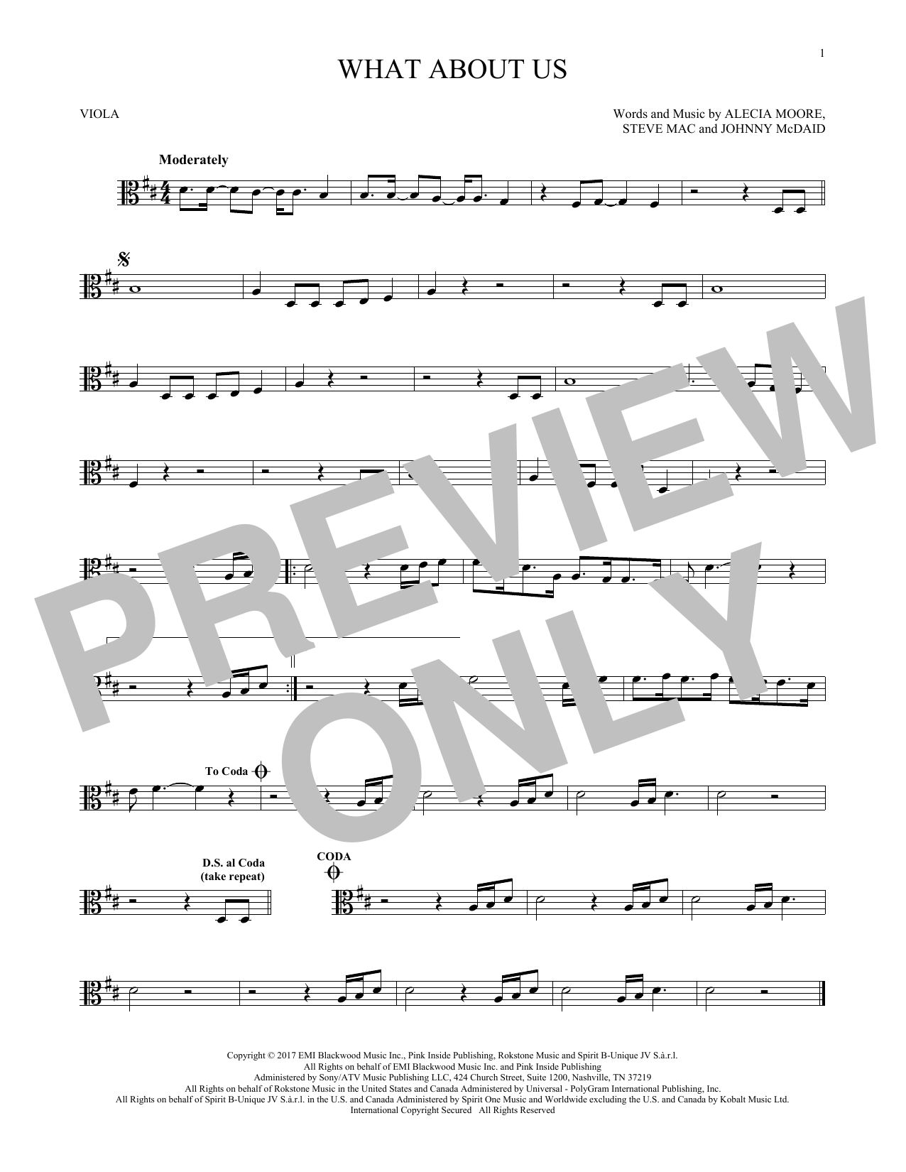 Product gallery: Page 1 of 1 What About Us, P!nk