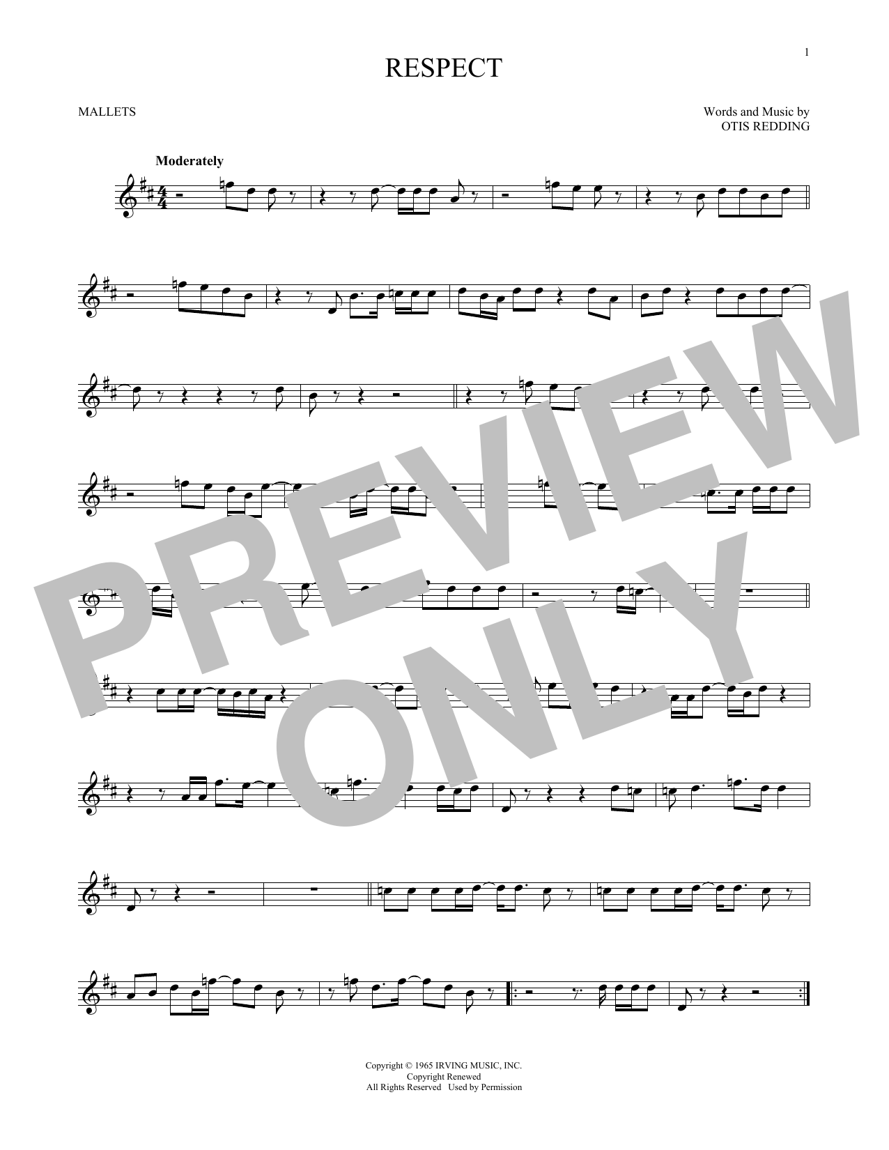 Product gallery: Page 1 of 1 Respect, Aretha Franklin