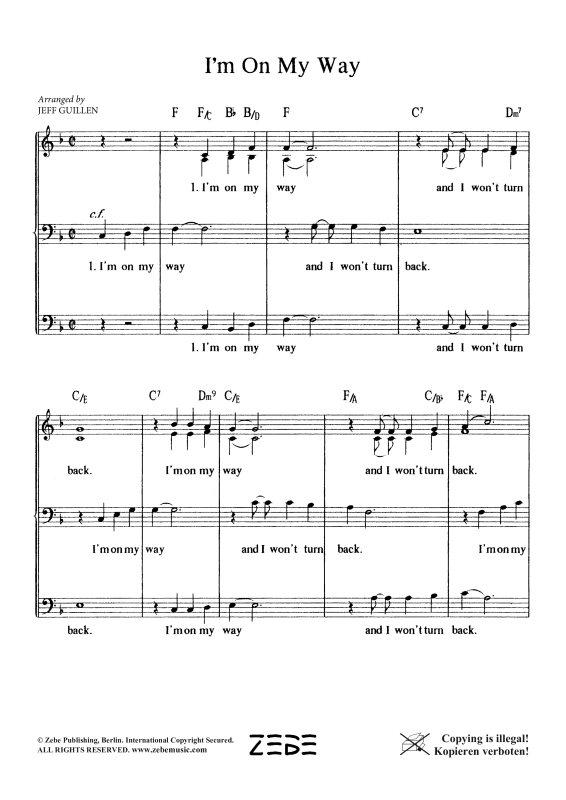 Produktgalerie: Seite 1 von 4 I´m On My Way, , Gemischter Chor