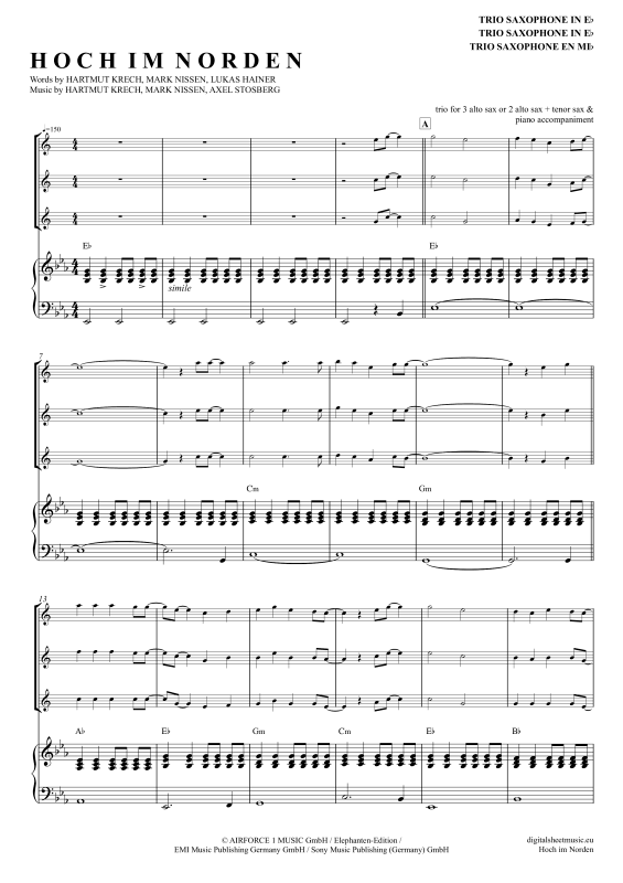 Produktbild zu: Hoch im NordenSantiano