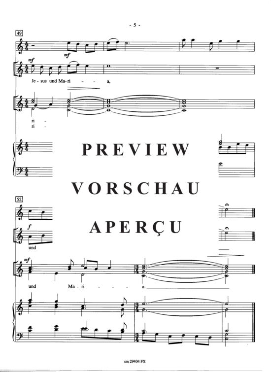 Product gallery: Page 7 of 7 Da haben die Dornen Rosen getragen , , (female choir, soprano solo, melody instrument + piano)