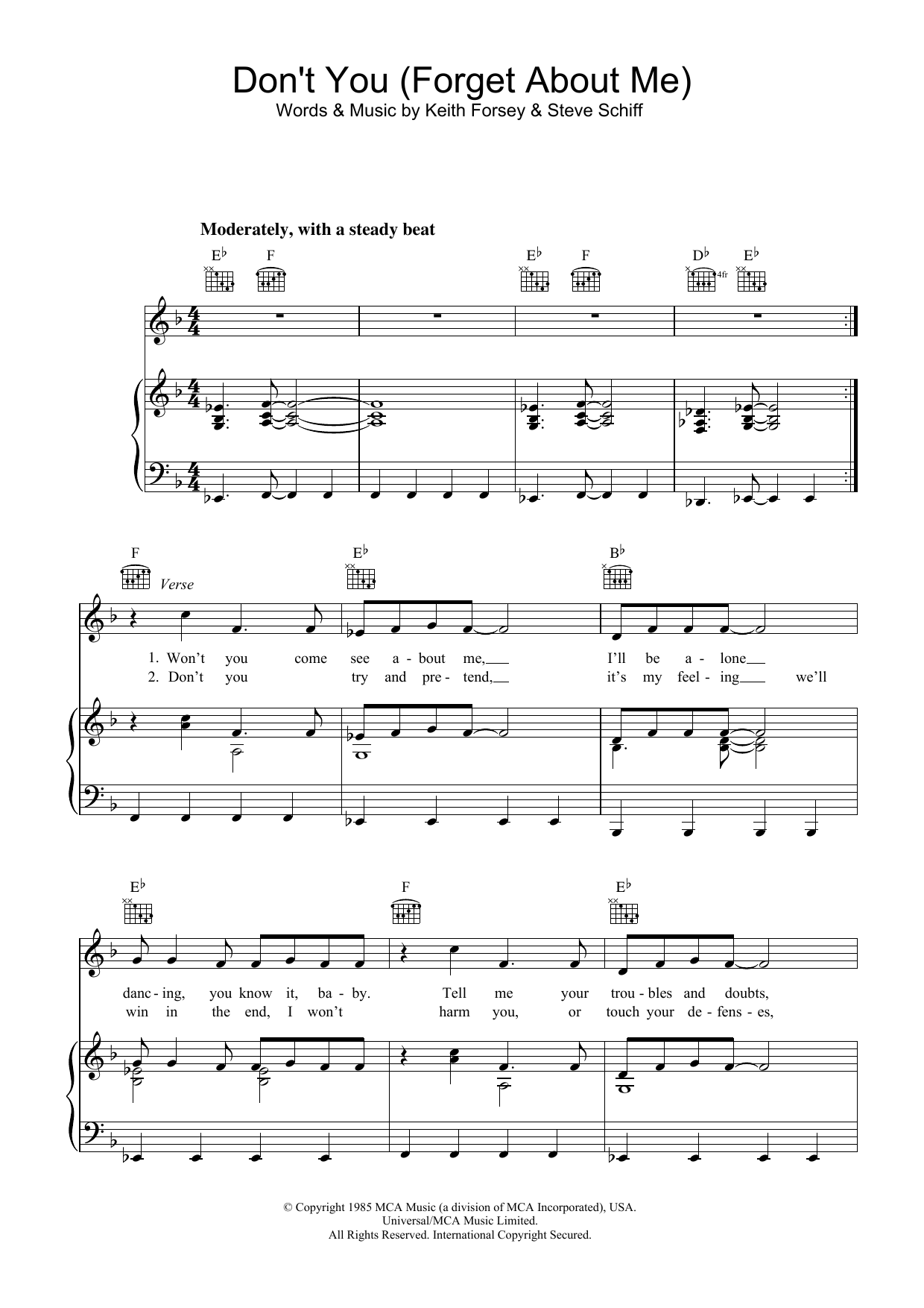 Produktbild zu: Don't You (Forget About Me)