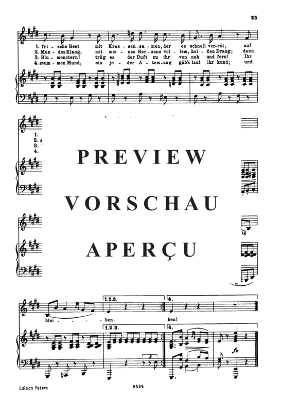Product gallery: Page 3 of 3 Ungeduld D.795-7 (Die Schöne Müllerin), , Low Voice and Piano