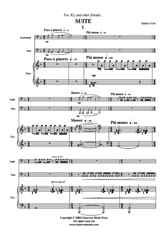 Produktbild zu: Suite Barbara York