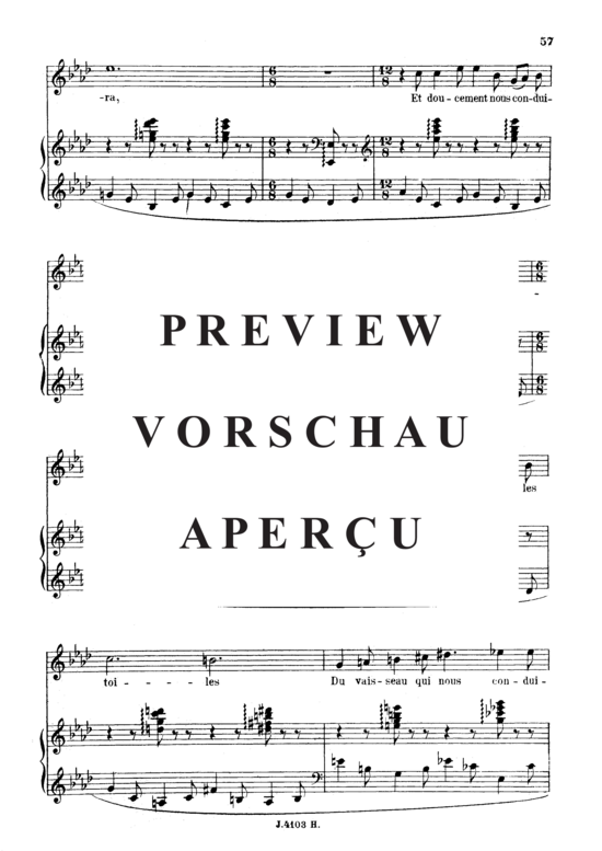 gallery: Le pays des rêves Op.39 No.3 , , (Gesang hoch + Klavier)
