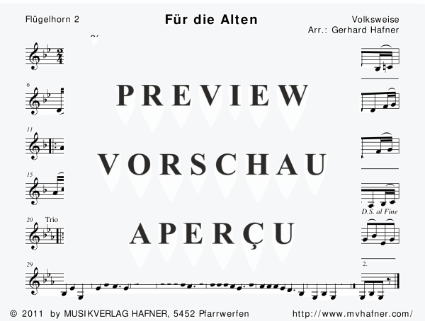gallery: Für die Alten, , (woodwind and brass)