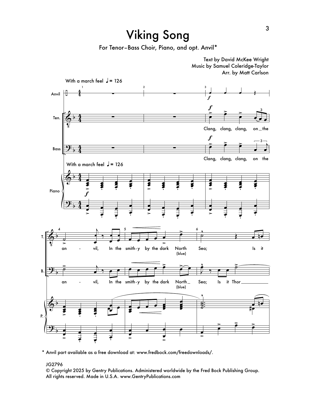 Produktgalerie: Seite 1 von 1 Viking Song, Matt Carlson, Chor