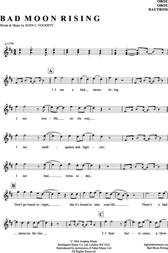 Produktbild zu: Bad Moon Rising Creedence Clearwater Revival
