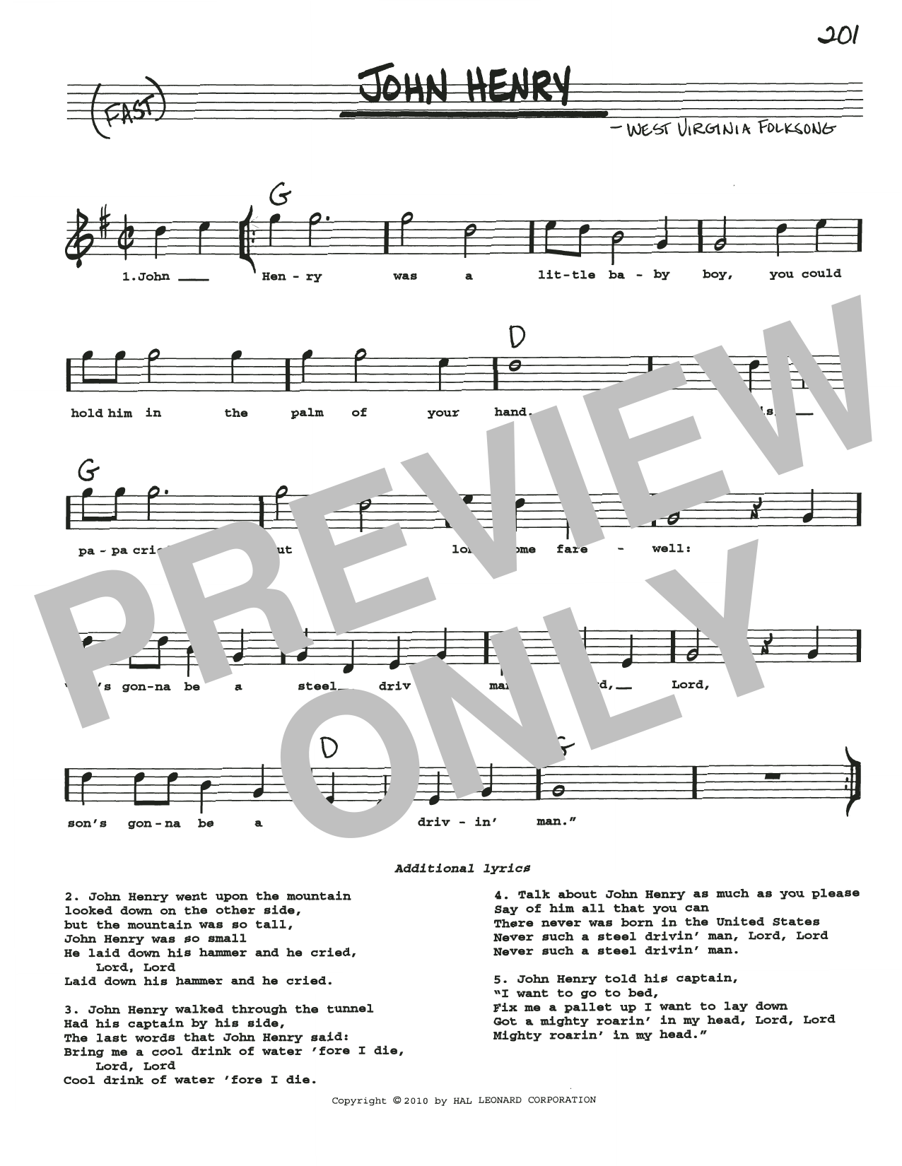 Produktbild zu: John Henry