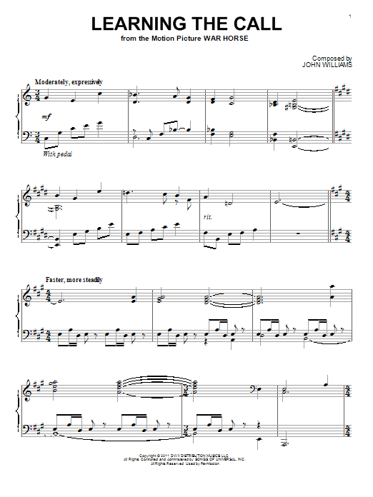 Product gallery: Page 1 of 1 Learning The Call, John Williams