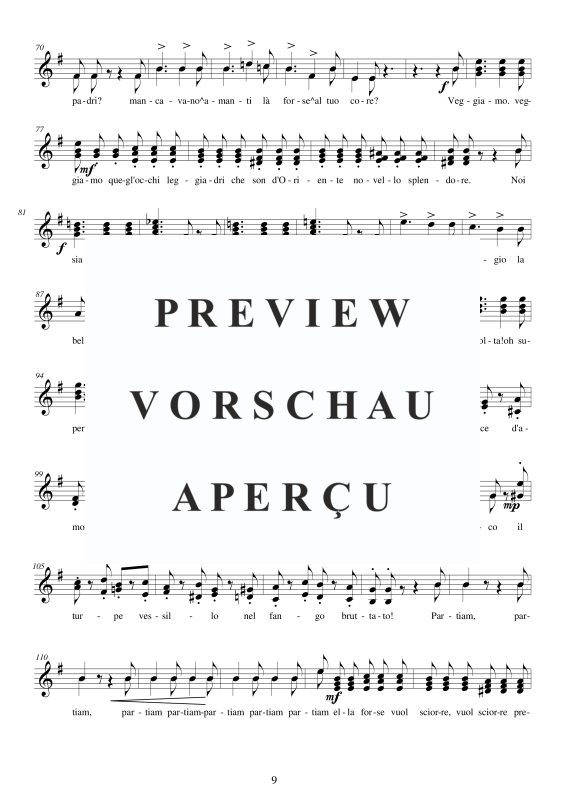 Produktgalerie: Seite 10 von 11 I Lombardi - (Act 2-VI) La bella straniera, , Frauenchor und Klavier