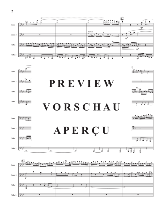 Product gallery: Page 4 of 18 Fugue in g minor , , (Tuba Quartett EETT)