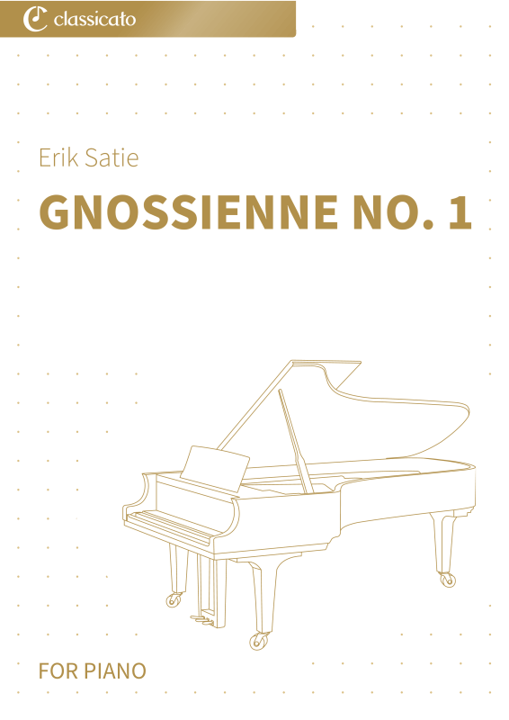 Produktbild zu: Gnossienne No. 1 - Easy-to-play piano edition for beginners and classical music lovers