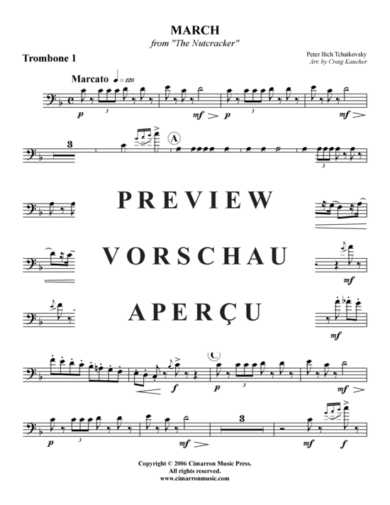 Product gallery: Page 6 of 13 Marsch , , (Trombone Quartet)