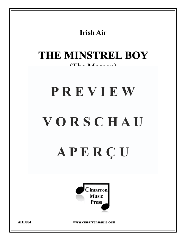 Product gallery: Page 2 of 10 The Minstrel Boy, , Brass Sextet