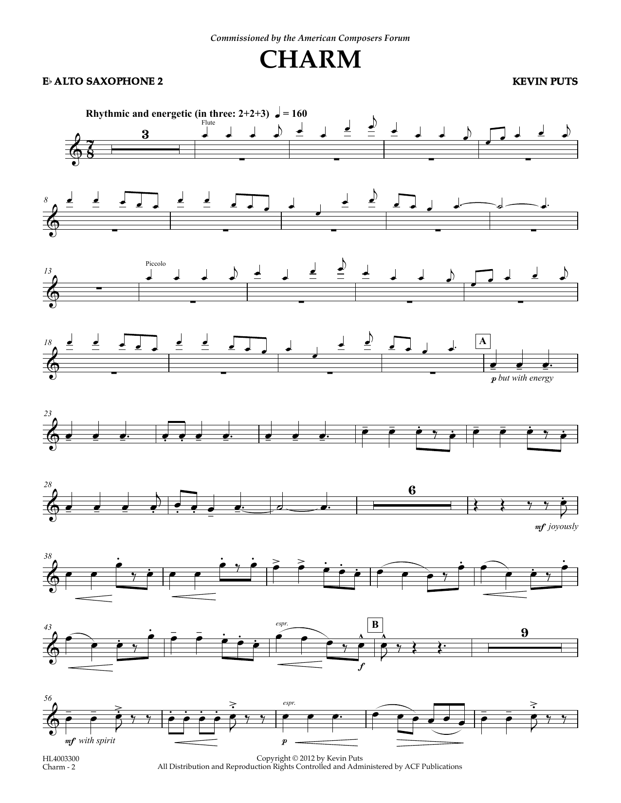 Product picture to: Charm - Eb Alto Saxophone 2