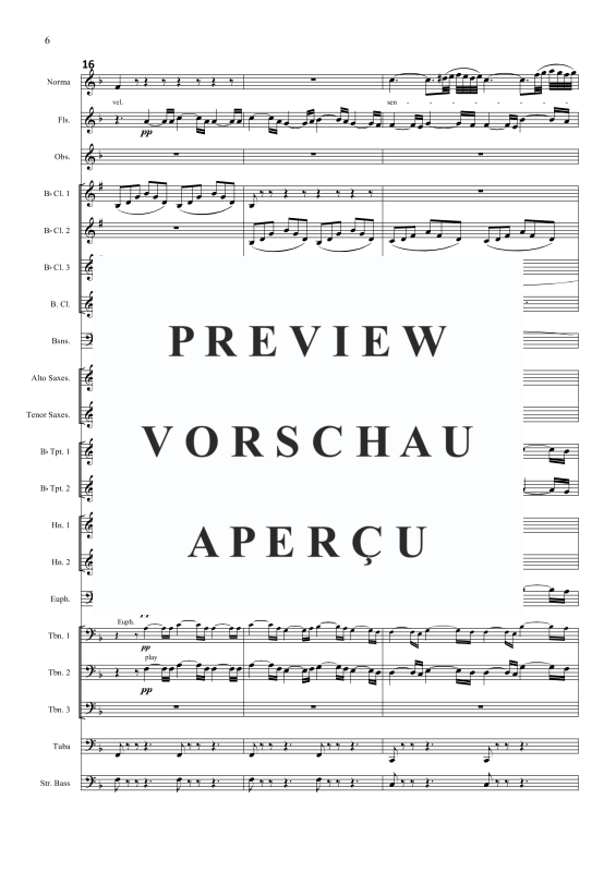 Produktgalerie: Seite 9 von 11 Casta Diva (aus Norma), , Sopran Solo und Blasorchester