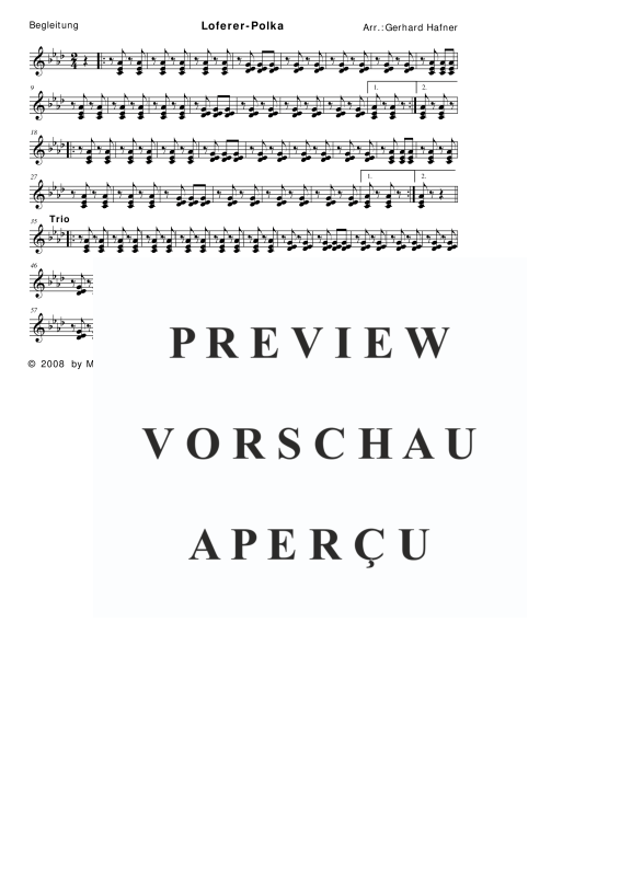 Product gallery: Page 5 of 11 Loferer-Polka, , (woodwind and brass)