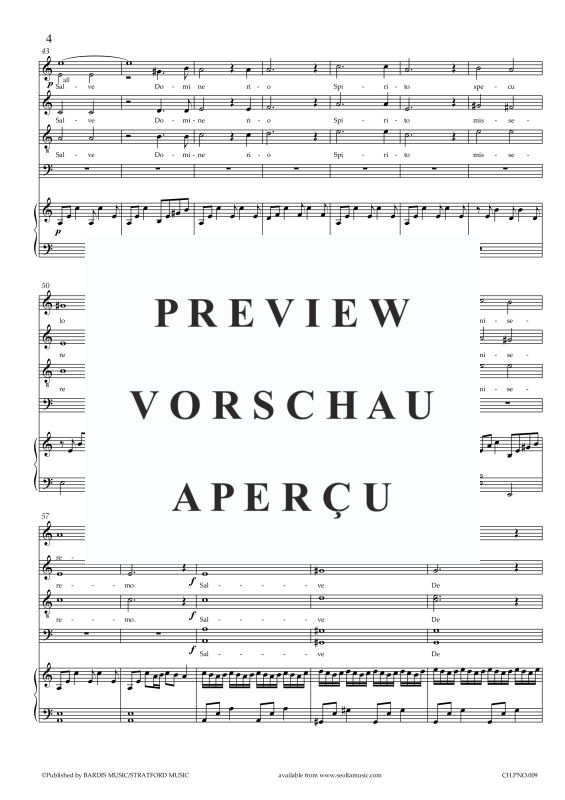 Produktgalerie: Seite 6 von 9 Salve Domine, , Gemischter Chor und Klavier