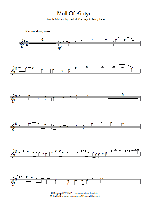 Produktbild zu: Mull Of Kintyre
