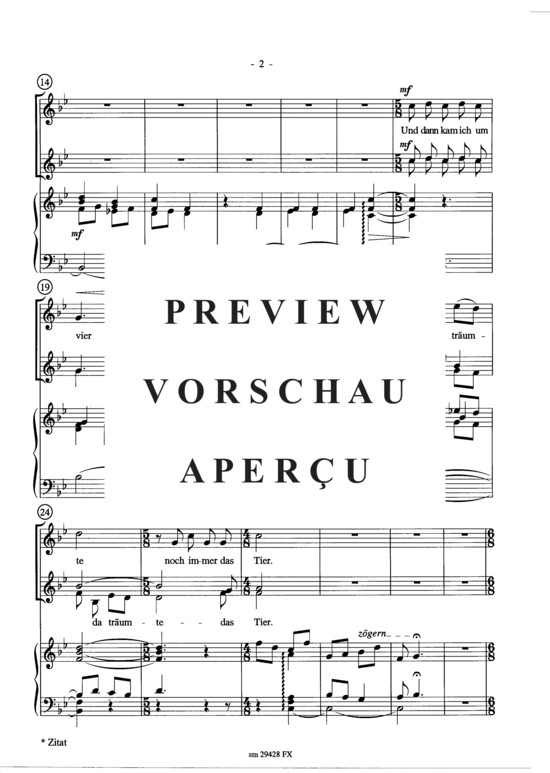 Product gallery: Page 4 of 20 Schmunzeleien , , (female choir + harp/piano)