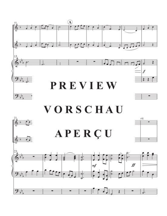 Product gallery: Page 4 of 10 Be Thou My Vision (variations) , , Trio for 2 Trumpets in B-flat and Organ/Piano