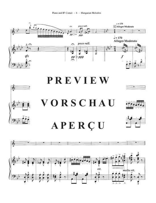 gallery: Hungarian Melodies , , (Euphonium/Kornett + Klavier)