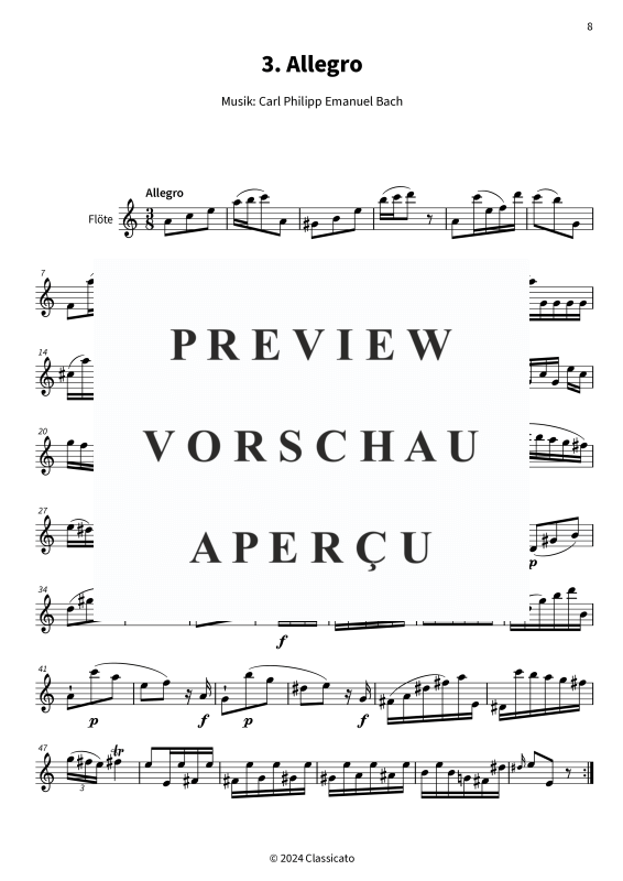 gallery: Sonate a-Moll, , (Querflöte)