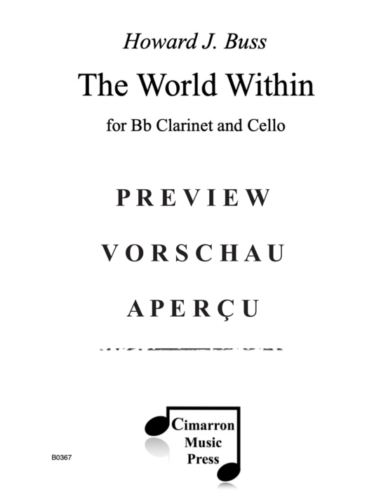 Product gallery: Page 2 of 21 World Within, The , , (clarinet and cello)