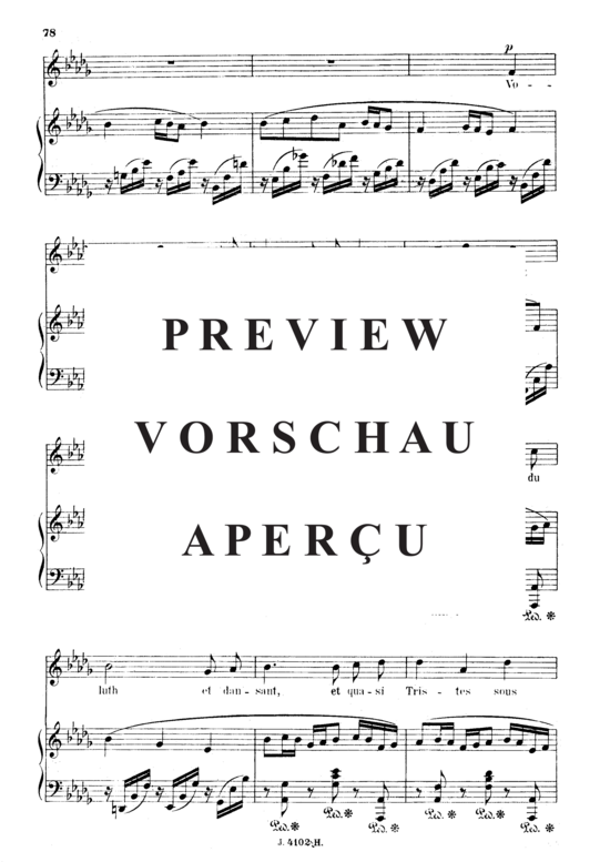 gallery: Clair de lune Op.46 No.2 , , (Gesang mittel + Klavier)