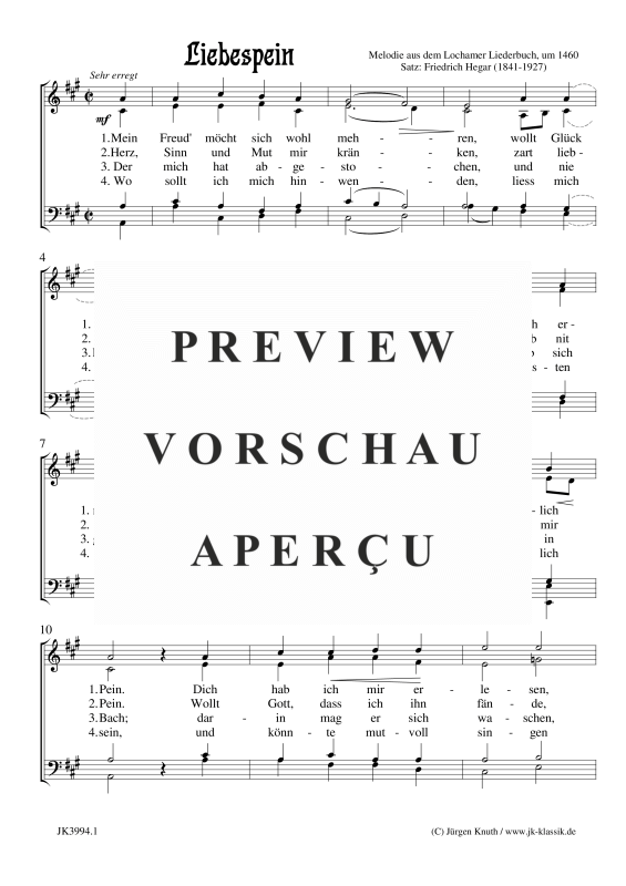 gallery: Liebespein, , (mixed choir)