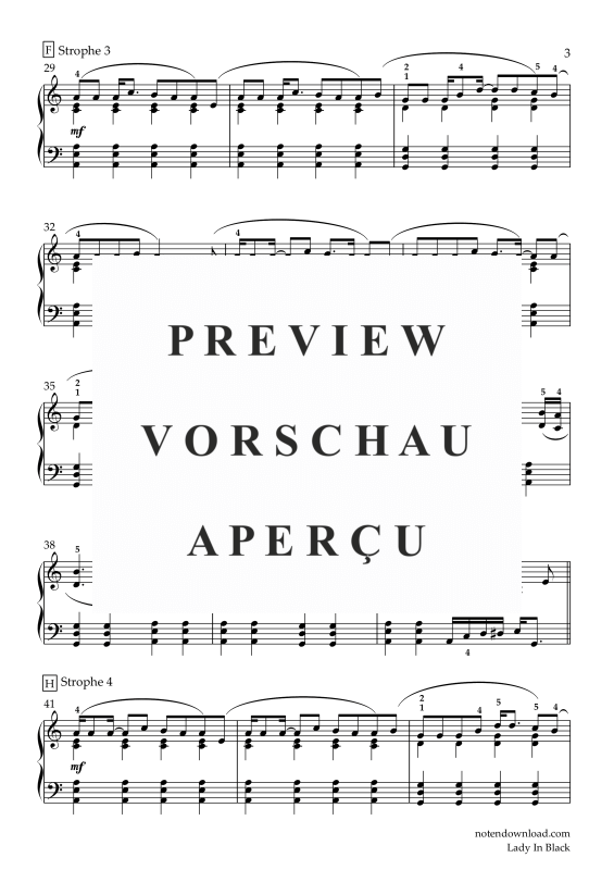 Product gallery: Page 4 of 5 Lady In Black, Uriah Heep, Piano Solo