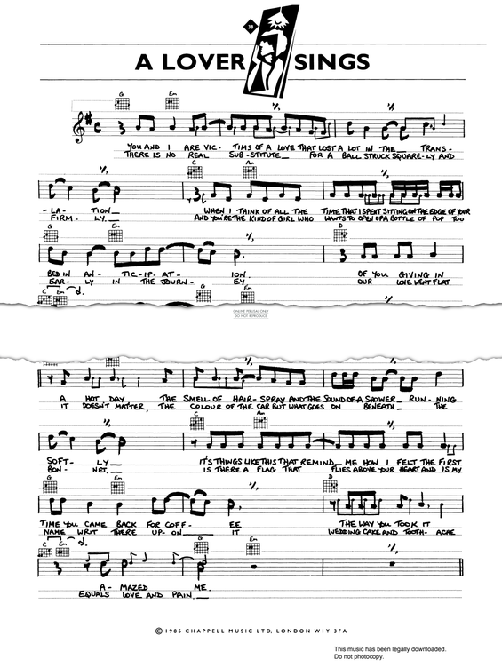 Product gallery: Page 1 of 1 A Lover Sings, Billy Bragg