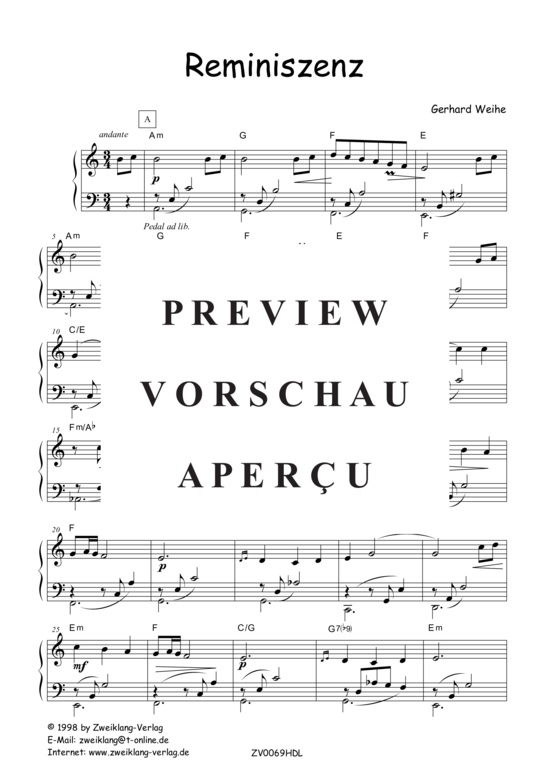 gallery: Reminiszenz , , Klavier Solo