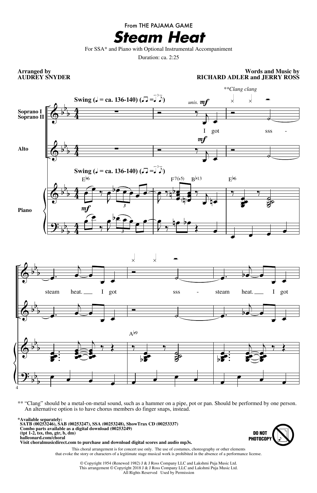 Produktgalerie: Seite 1 von 1 Steam Heat, Audrey Snyder, Chor
