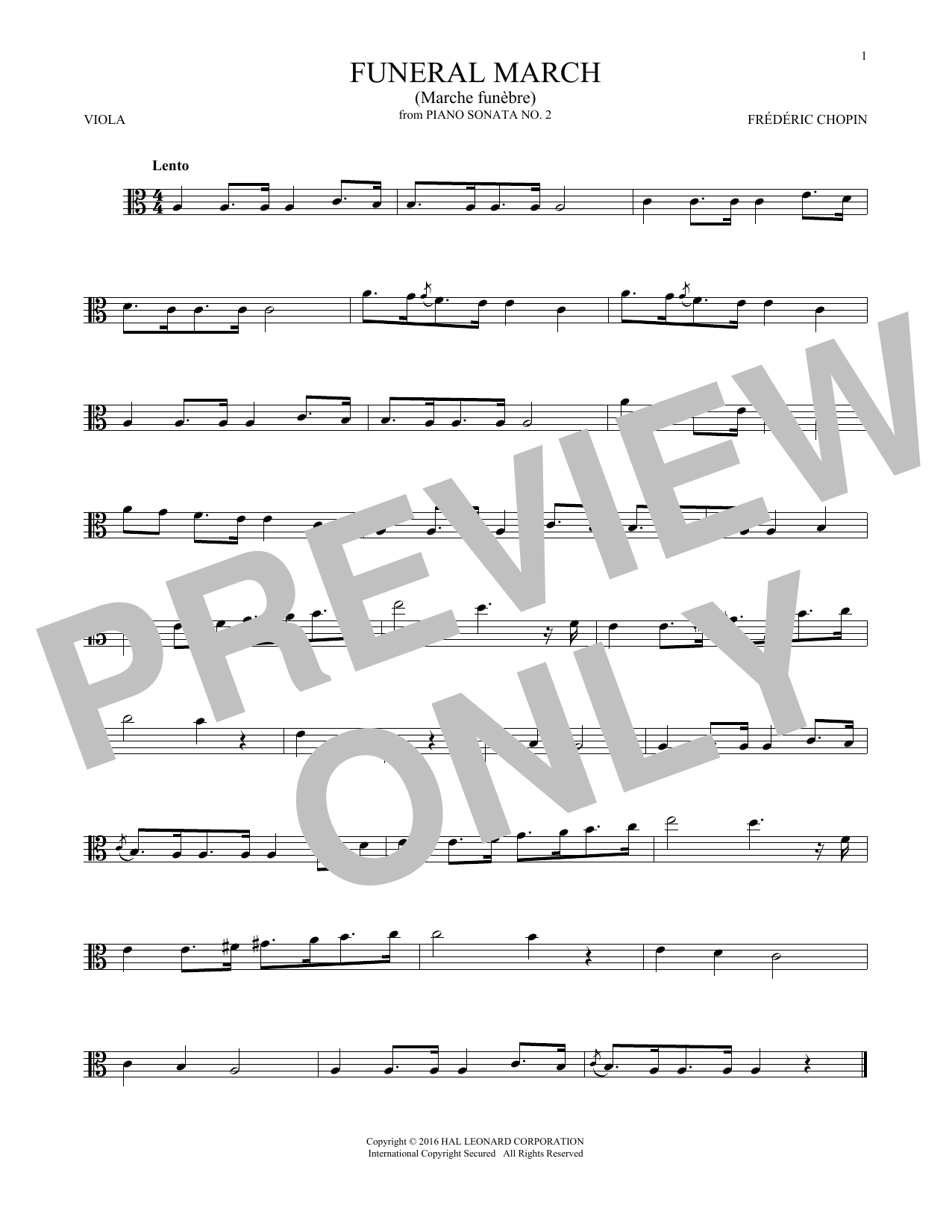 Product gallery: Page 1 of 1 Funeral March, Fryderyk Chopin