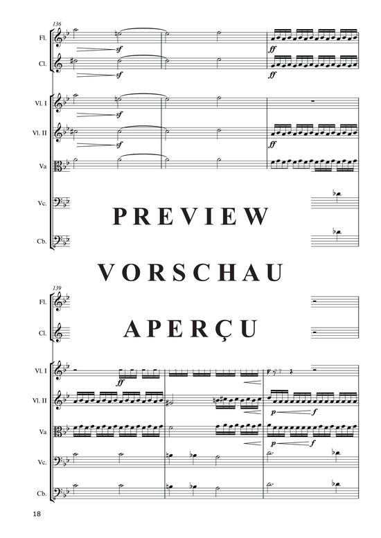 Product gallery: Page 20 of 21 Hommage à la Pologne (2015) , ,  (ensemble for violin solo, piano, flute, clarinet + string quintet)