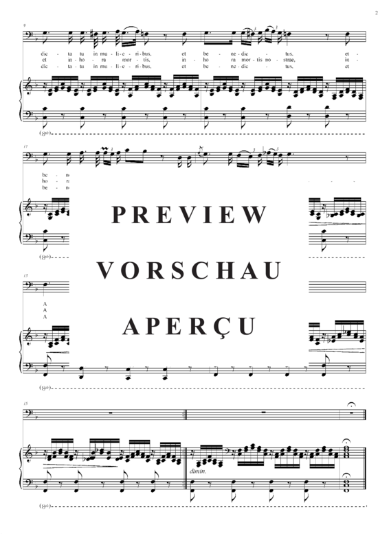 Product gallery: Page 3 of 3 Ave Maria in F-Dur, , Low Voice and Piano