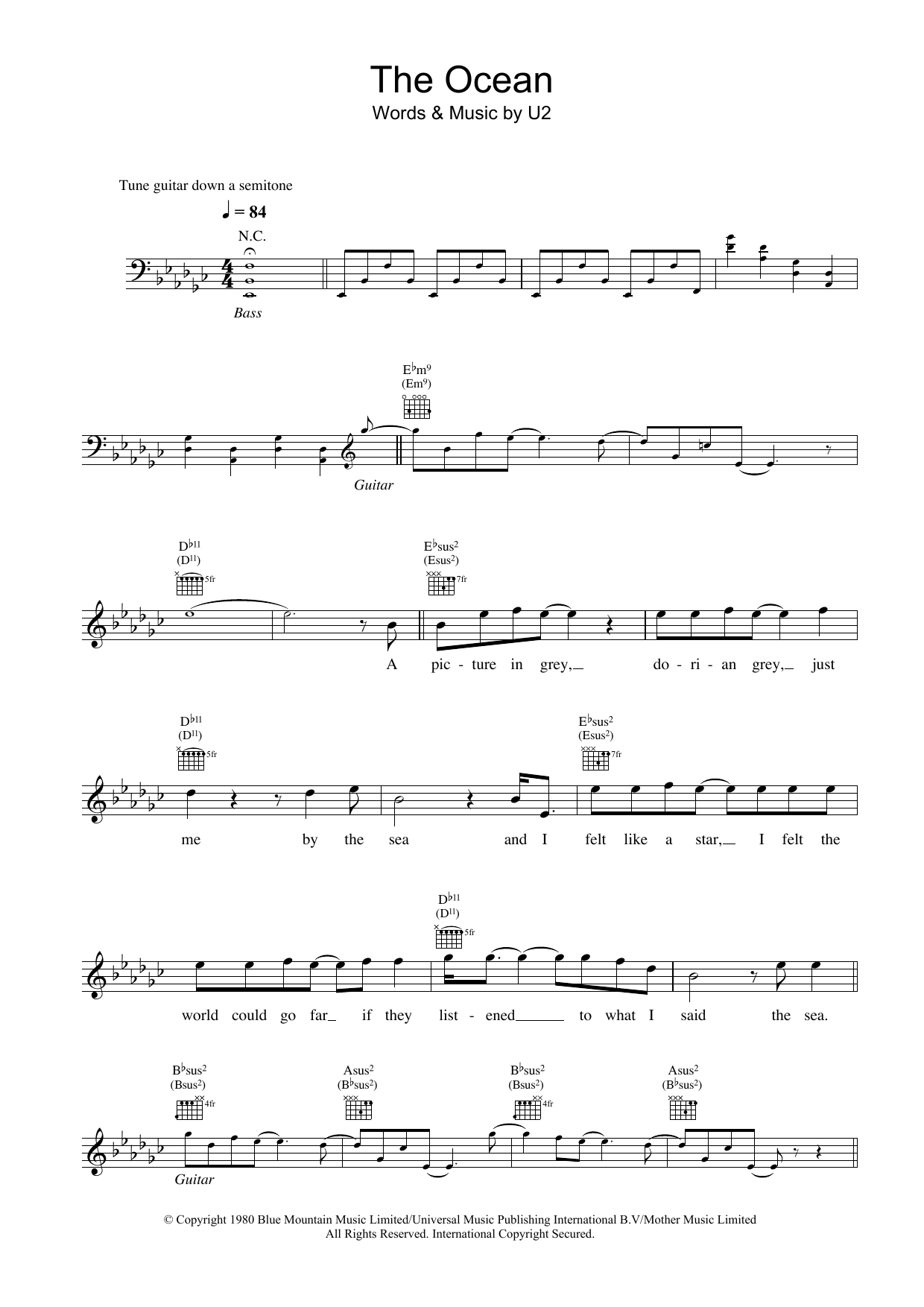 Produktgalerie: Seite 1 von 1 The Ocean, U2, Melodieinstrument