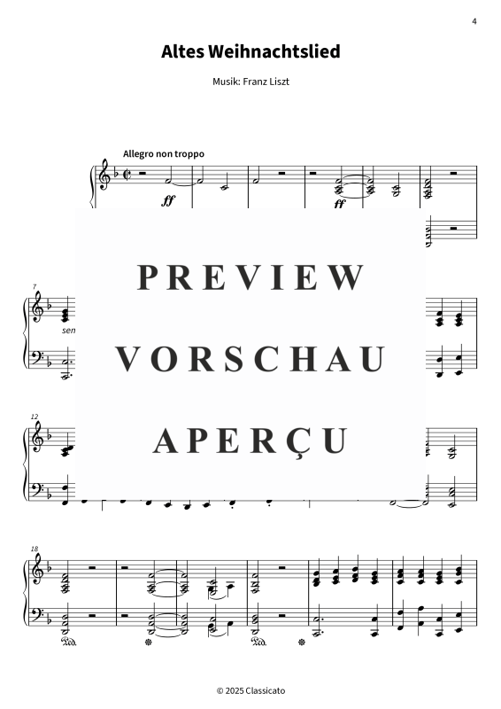 Product gallery: Page 6 of 9 Altes Weihnachtslied, , Piano solo