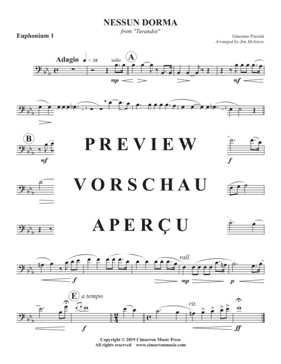 Product gallery: Page 5 of 10 Nessun Dorma , , (Tuba Quartett EETT)