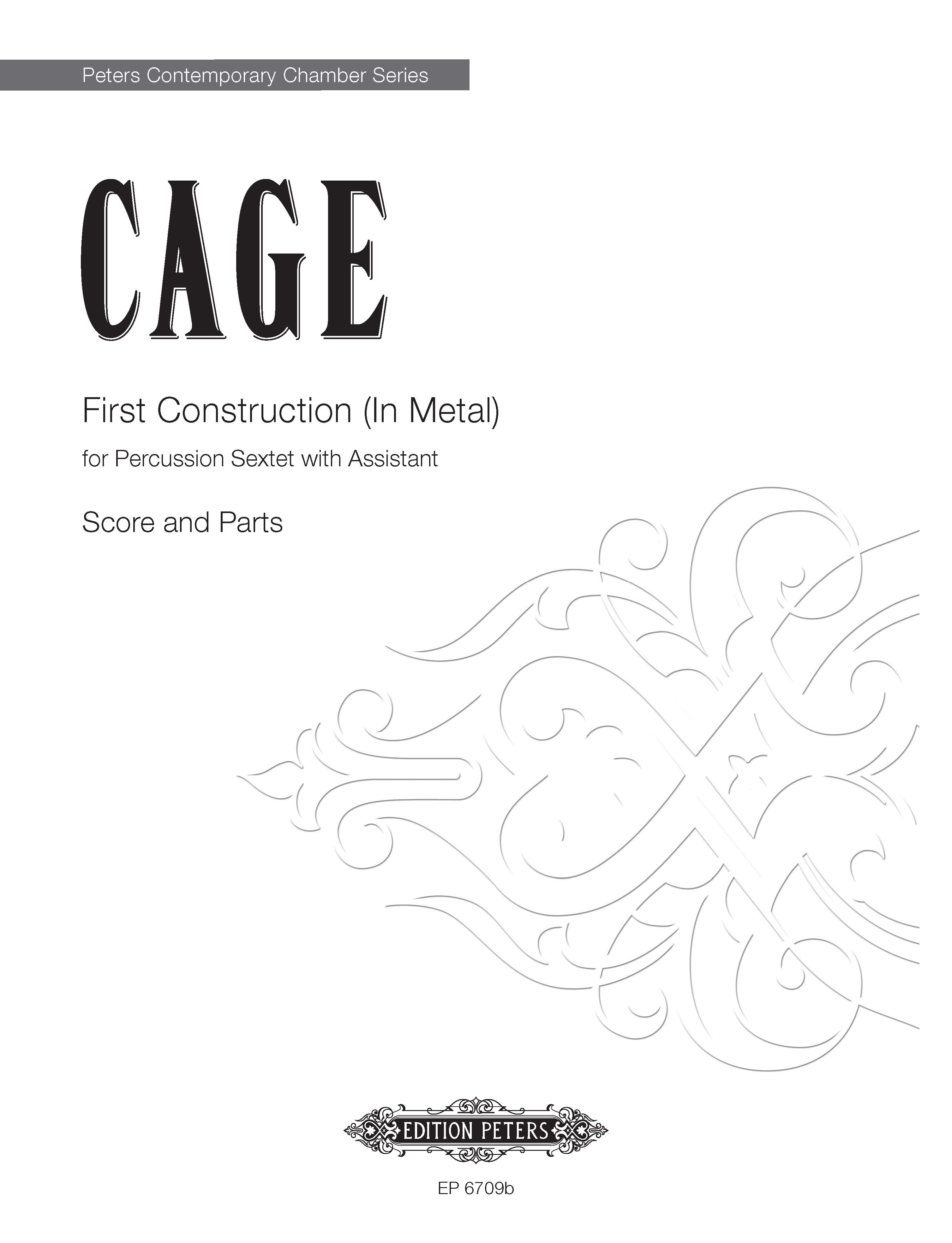 cover: First Construction (In Metal), John Cage