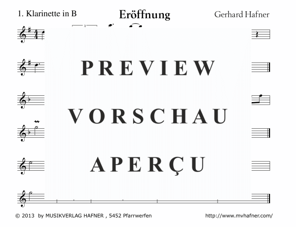 Product gallery: Page 9 of 11 Eröffnung - Präsentierstück - Anhang, , (large wind orchestra)