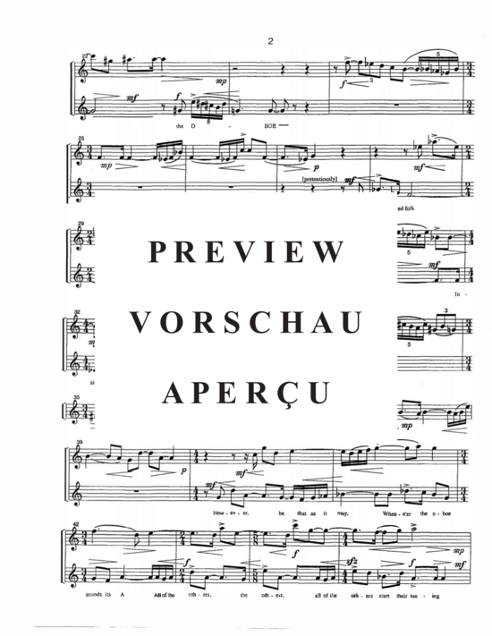 gallery: Oboe , , (Mittlere Stimme und Oboe)